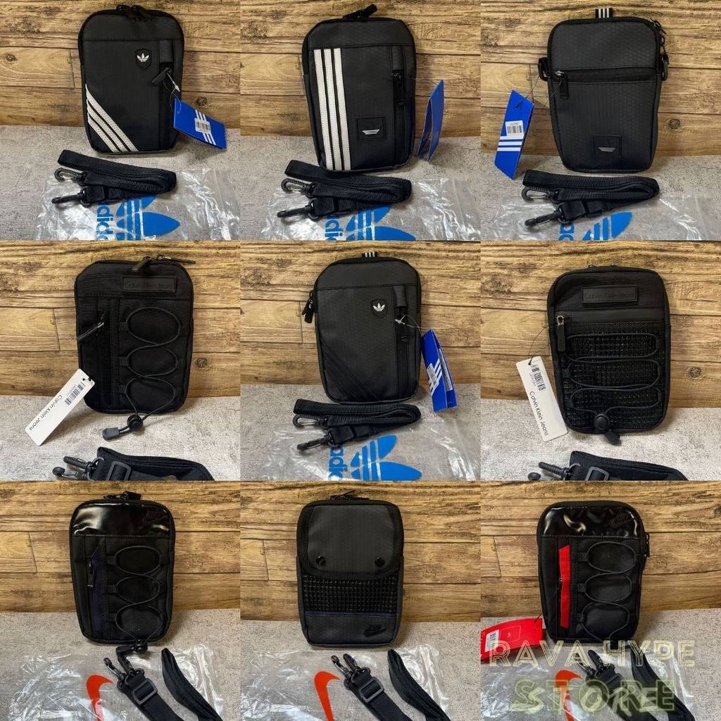 Slingbag Adidas Mini WATERPROOF / Tas HP Tas Selempang