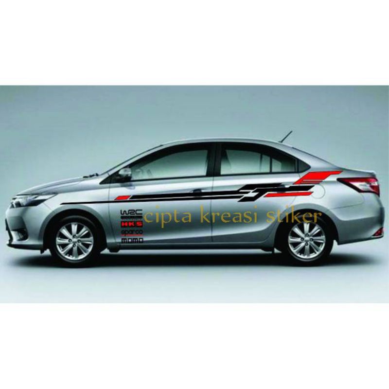 sticker stiker mobil sedan Vios limo Civic Genio Corolla all tipe mobil