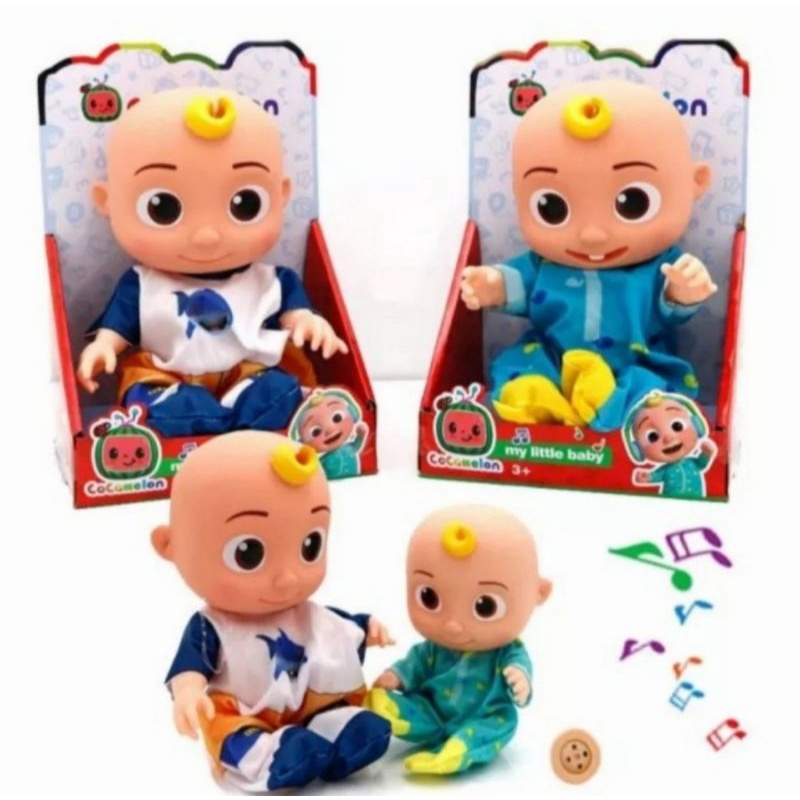 mainan boneka trolley baby dengan suara dan music