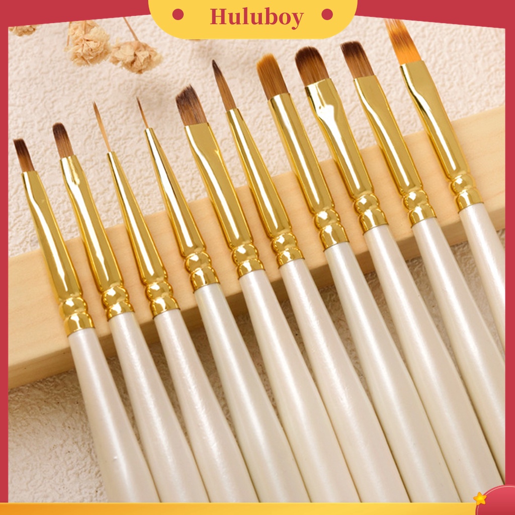 Huluboy Huluboy♡ Pen Brush Lukis Gel Kuku Multifungsi Mudah Digunakan Untuk Manicure