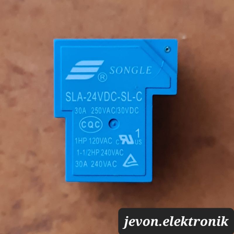 Relay Songle SLA-12VDC-SL-C SLA-24VDC-SL-C 12V 24V 30A Kodok 6 p pin 12 V 24 V 30 A