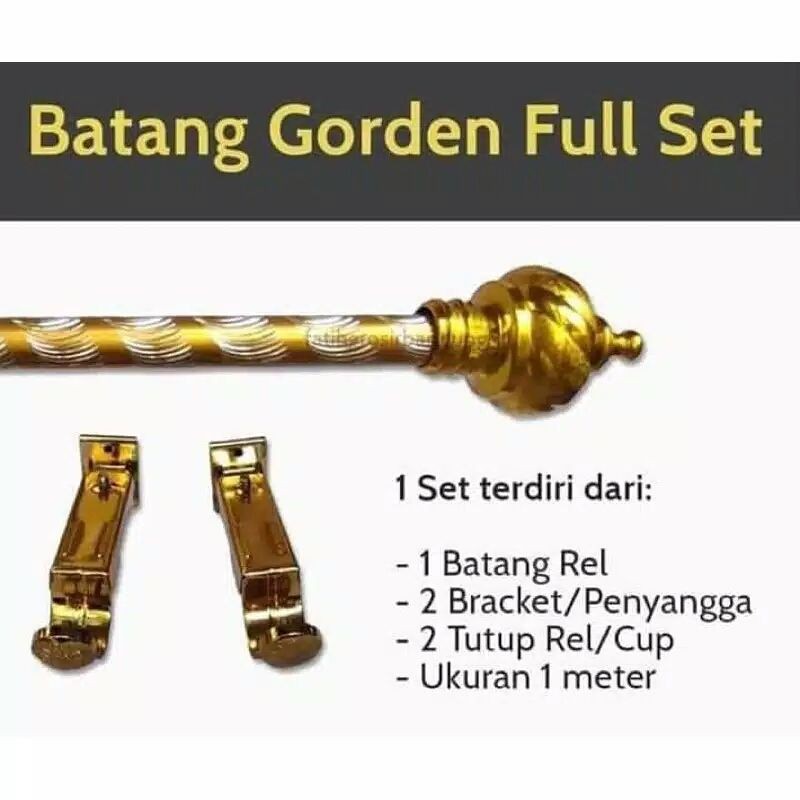 tiang gorden 1 meter