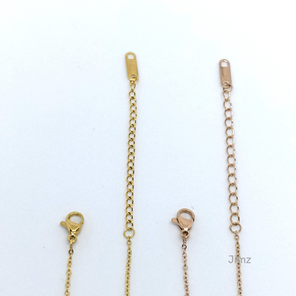 CSL Kalung Titanium Asli Wanita Dua Kupu-Kupu, Anti Hitam Anti Karat Fashion Perhiasan Aksesoris