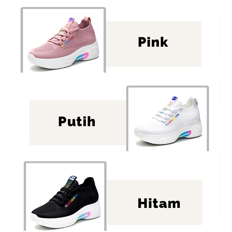 {FREE BOX} Sepatu Sneakers Import Wanita Korean Style Terbaru - N-66