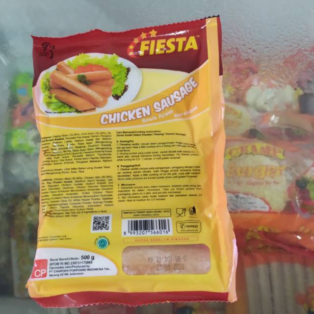 

Fiesta sosis ayam chicken sausages 500gr