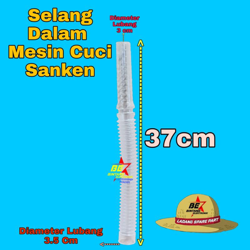 Selang Dalam Mesin Cuci Sanken 2 Tabung Slang Sanken Bawah Ori 37cm