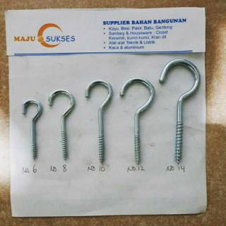 Kapstok Sekrup Gantung Kandang Burung Barang kapstok skrup Kapstok Sekrup Gantung Kandang Burung Barang kapstok skrup