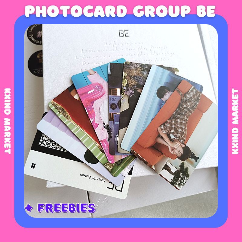 [ READY ] Official 7 Photocard Group BE ESSENTIAL / album be essential / PC grup be /PC be essential