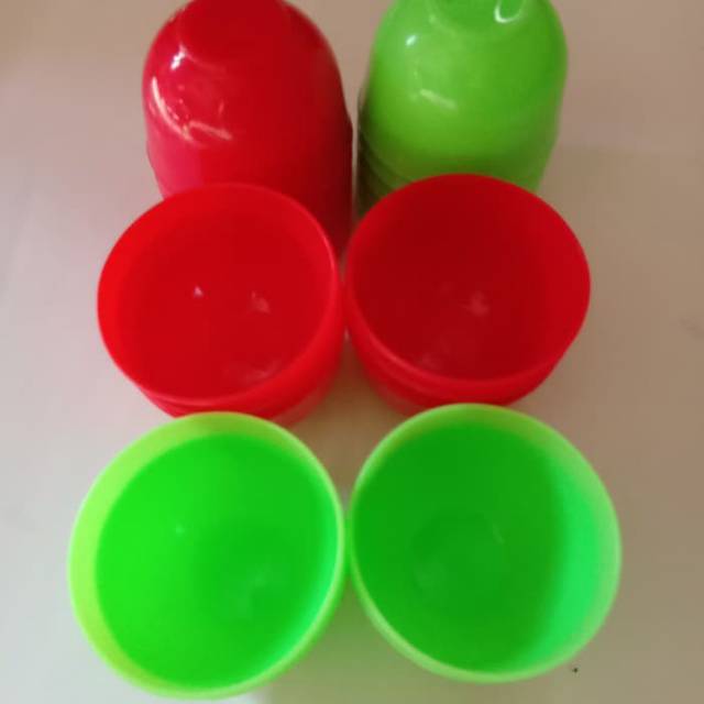 1 LUSIN CETAKAN KUE MANGKOK/KUE TALAM/APEM PLASTIK BAGUS