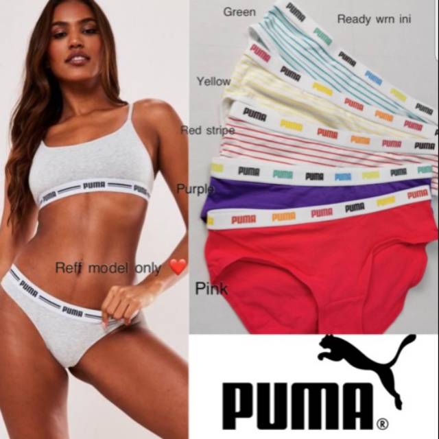 Branded Original Puma Underwear Celana Dalam Lingerie (Sisa Export)