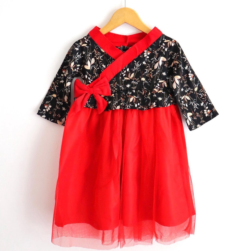 Gamis + Hijab MEWAH KALUNG LITTLE BEE LAURA KIMONO BON HANBOOK Setelan Dress Baju Muslim Hijab Lucu Fashion Anak Bayi Perempuan Cewek Terlaris Terbaru Murah Babeebabyshop