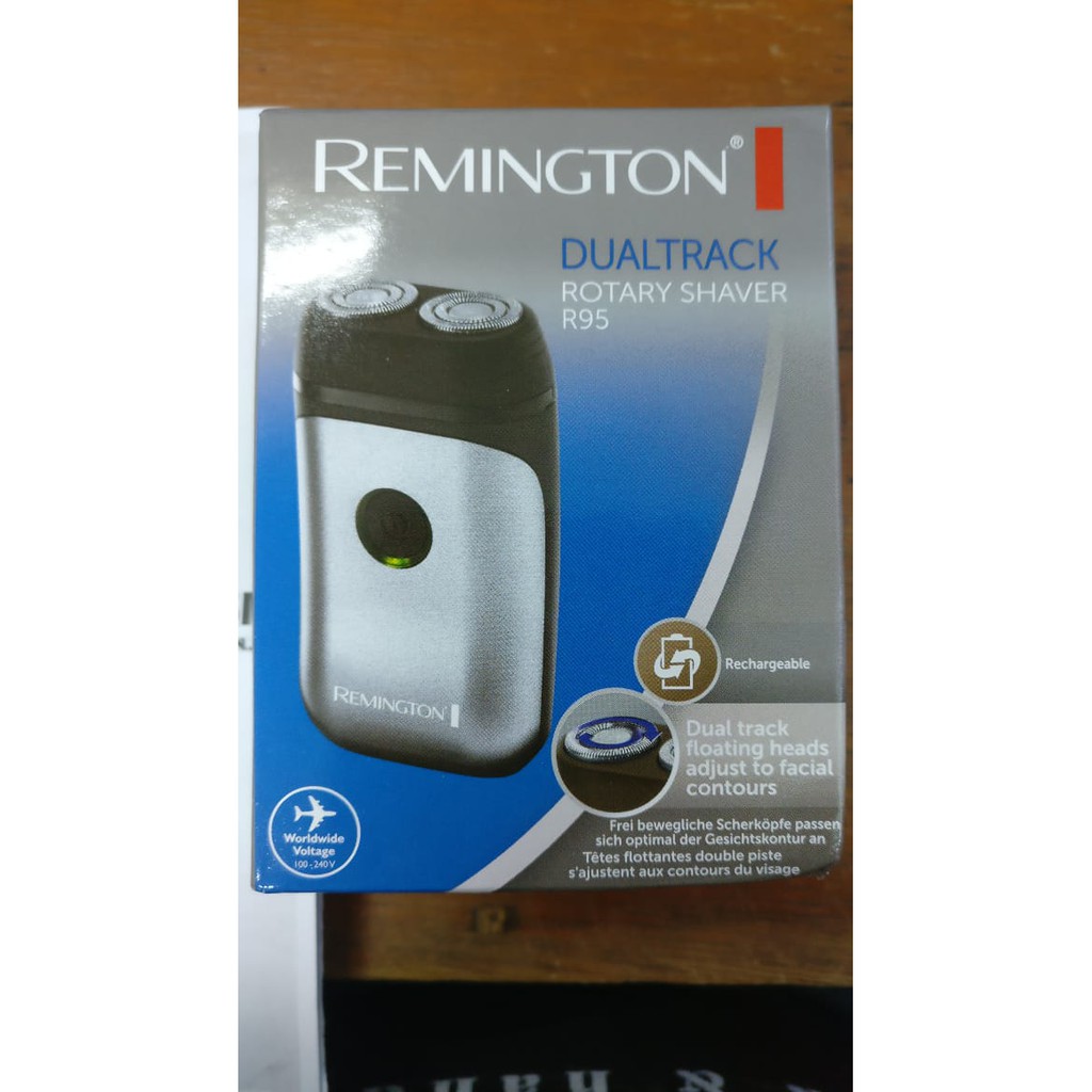 Remington R95 Travel Rotary Shaver Dual Track Mesin Pencukur Jengot