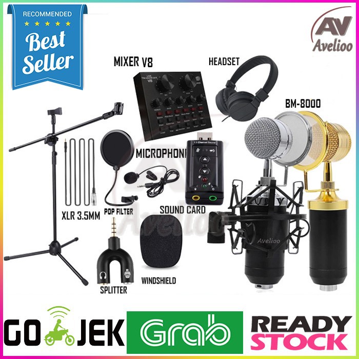 Harga Mic Rekaman Terbaik Speaker Mikrofon Elektronik Mei 2021 Shopee Indonesia