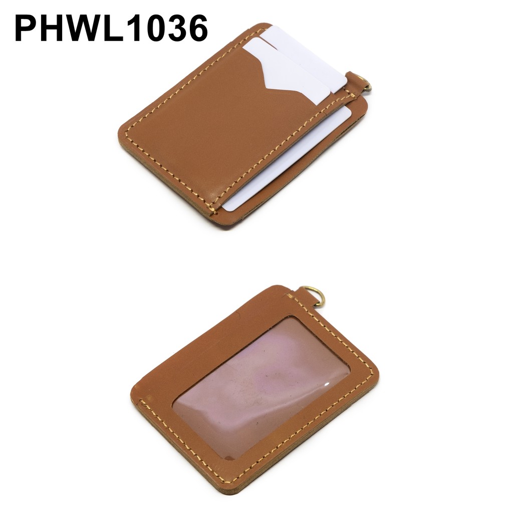 dompet kartu kulit asli card wallet slim wallet plastik mika PHWL1036