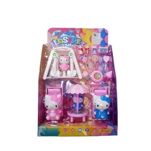 Mainan Anak Hello Kitty Leisure Time figurin lucu