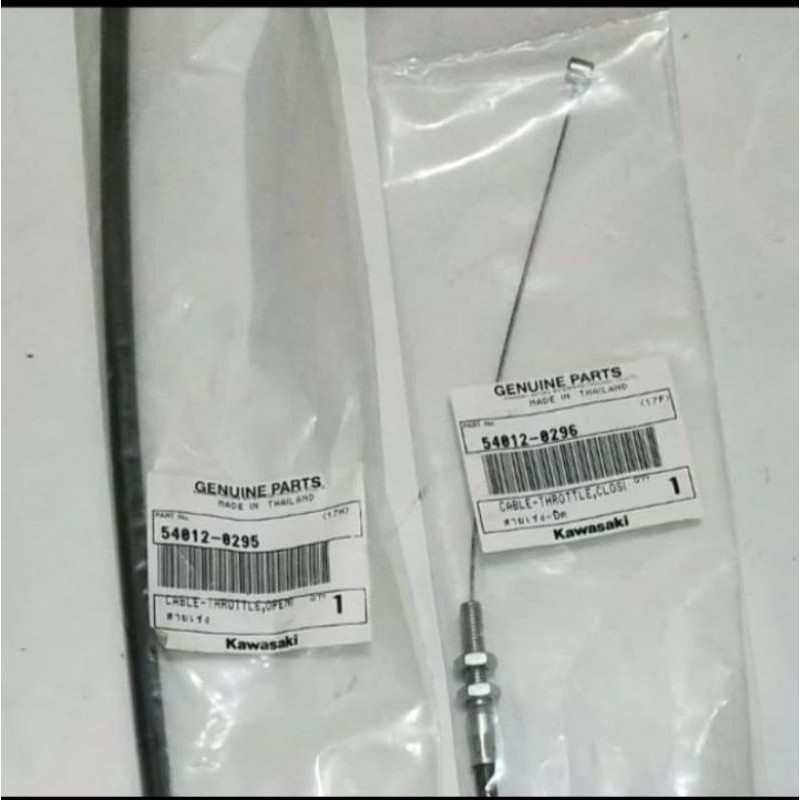 KABEL GAS ATAU TALI GAS OPEN CLOSING NINJA 250 KARBU ORI SET