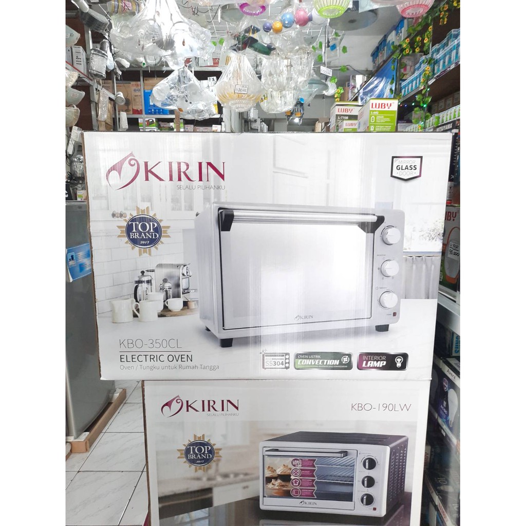 Kirin Oven Listrik 35 Liter 35L Electric Oven KBO-350CL Interior Lamp