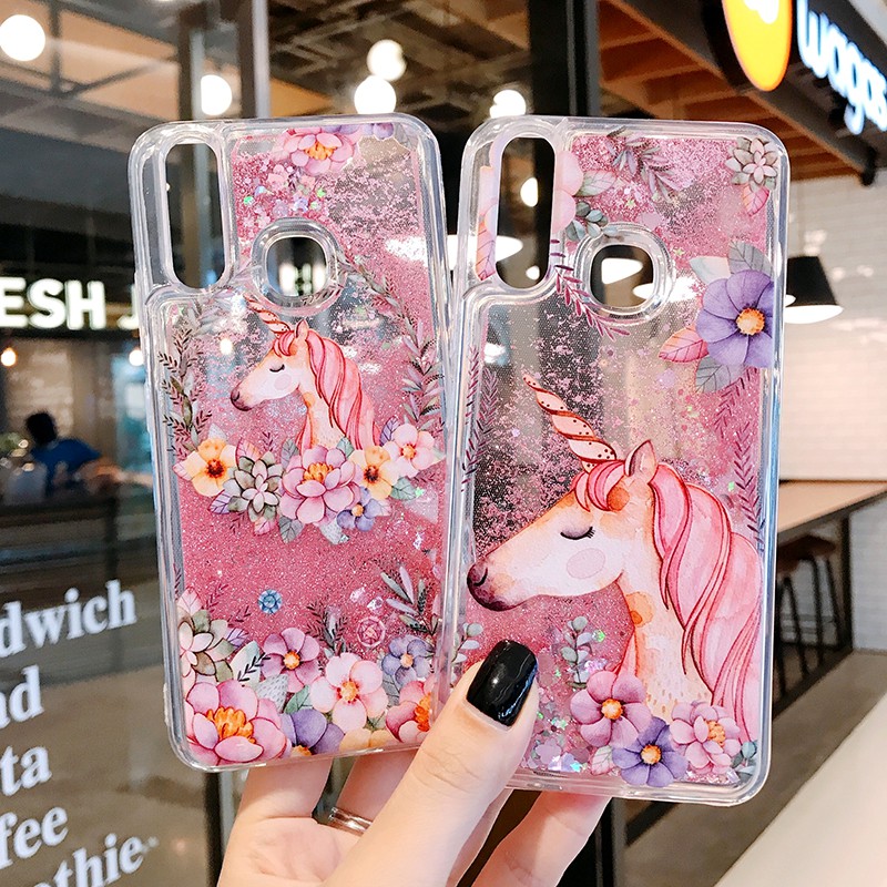 Soft Case Vivo Y12i Y66 Y75 V7 Y85 V9 S1 V11I Y19 S1 Pro V19 Y17 Y50 Y30 Glitter Air Unicorn Casing