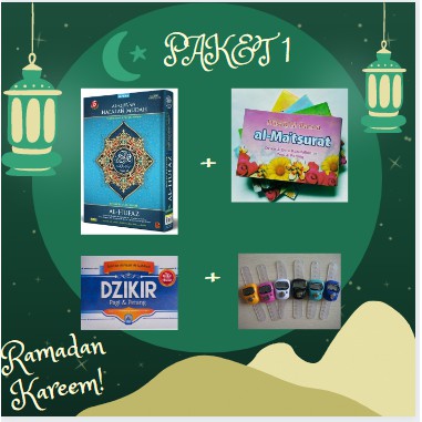 AL QURAN AL HUFAZ PAKET 1 TASBIH DIGITAL DZIKIR PP AL MATSURAT