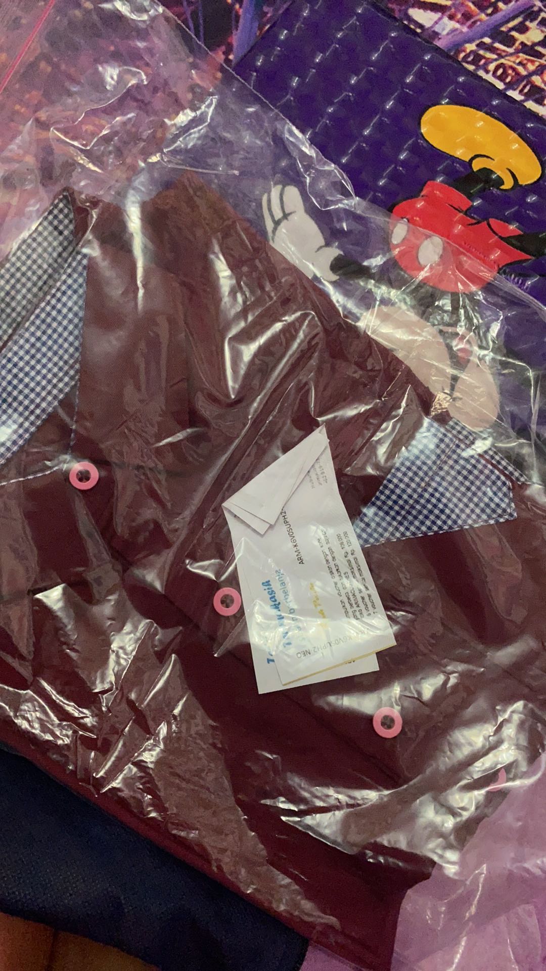 Arima Kemeja Koko Ayah Anak Laki Laki Baju Keren Keluarga Kembar Variasi Merah Marun Motif Batik