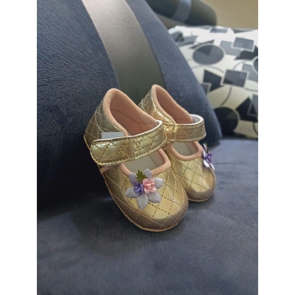 SEPATU BAYI PREWALKER BARU LAHIR ANAK PEREMPUAN CHANELL MAWAR