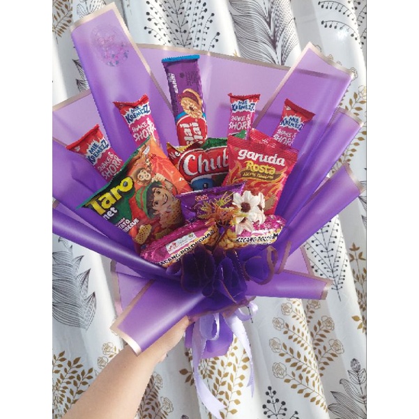 

Buket Snack Ungu 35k