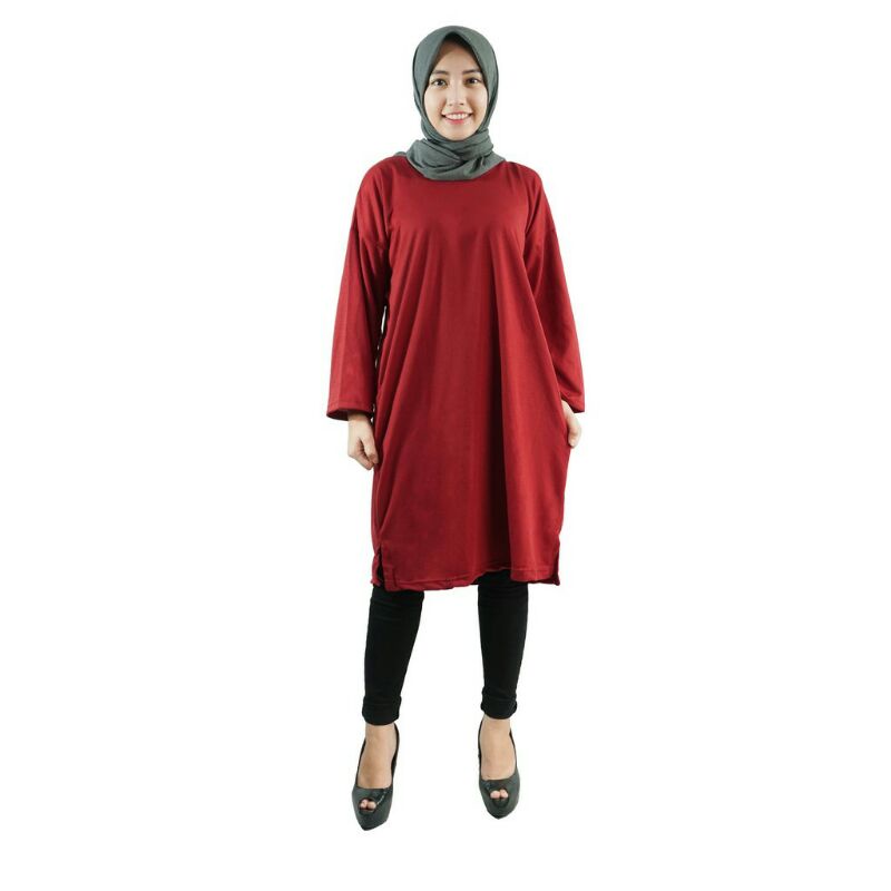 carina tunik bahan Babby Terry