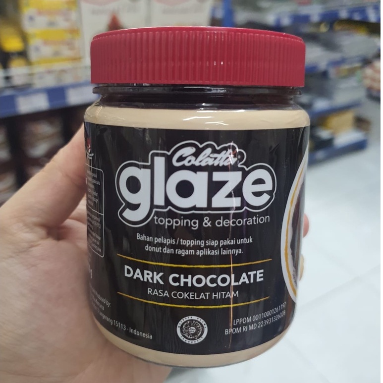 

colatta glaze dark 250gr (KEMASAN ORI)