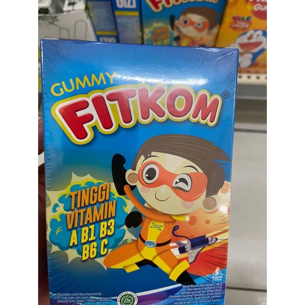 FITKOM GUMMY VITAMIN CALCIUM BOX 4x16gr