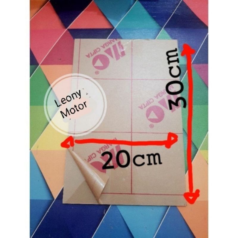 Mika acrilic lembaran bening 20𝚡30𝚌𝚖