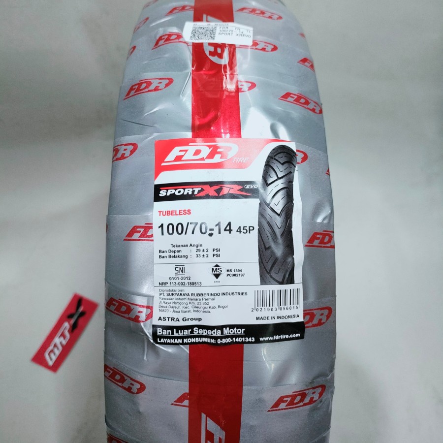 BAN FDR 100/70-14 SPORT XR