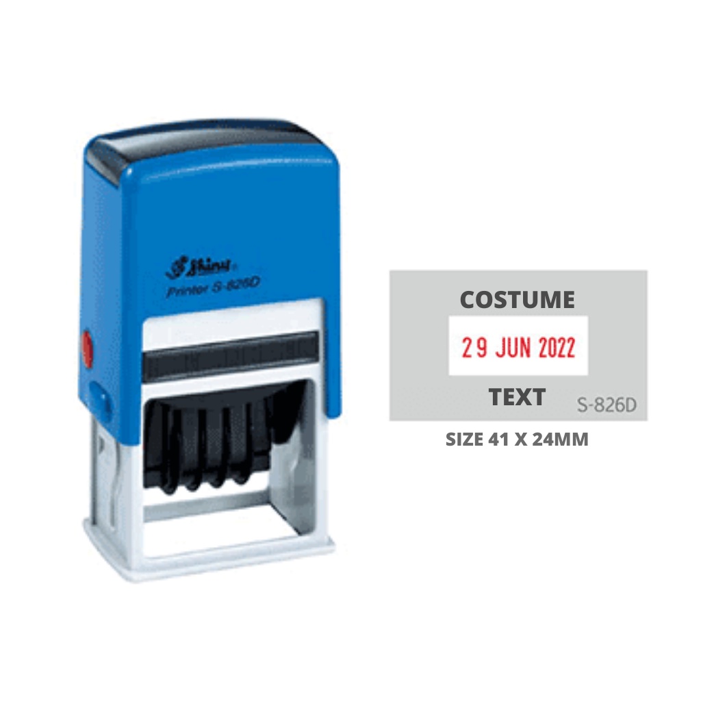 

Stempel Shiny Adjustable Self Inking Stamp S-826D