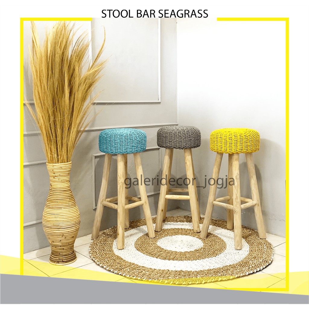 STOOL BAR SEAGRASS/ STOOL BAR /KURSI CAFE SEAGRASS