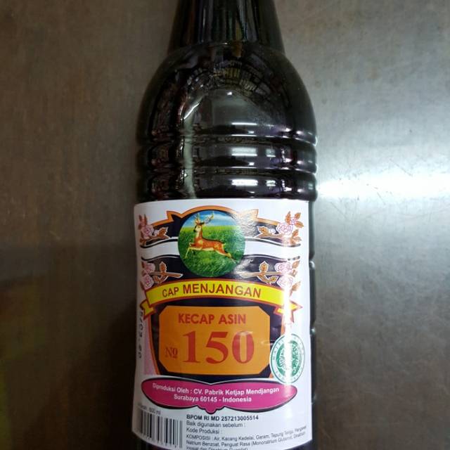 

Kecap Asin merk 150 ukuran 600ml