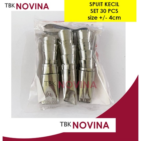 SPUIT STAINLESS LOKAL SET 24pcs / 30pcs