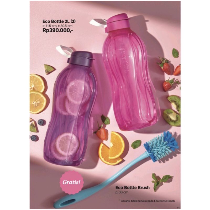 Eco bottle 2 L Tupperware / botol minum 2 L tupperware