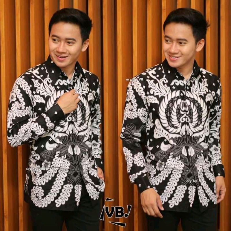 NEW ARRIVAL DISTRO BATIK PRIA BORDIR SOGAN HRB026 BATIKAF