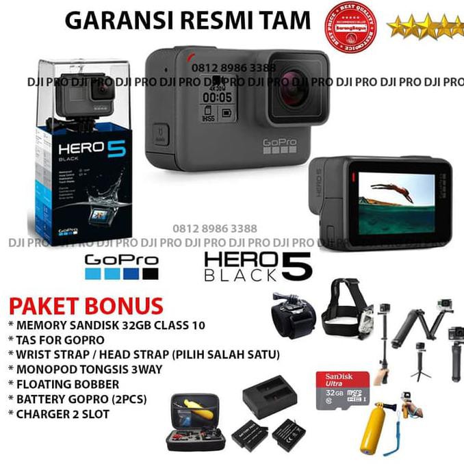 GOPRO HERO5 BLACK BONUS BATTERY - GOPRO HERO 5 WIFI - GO PRO HERO 5