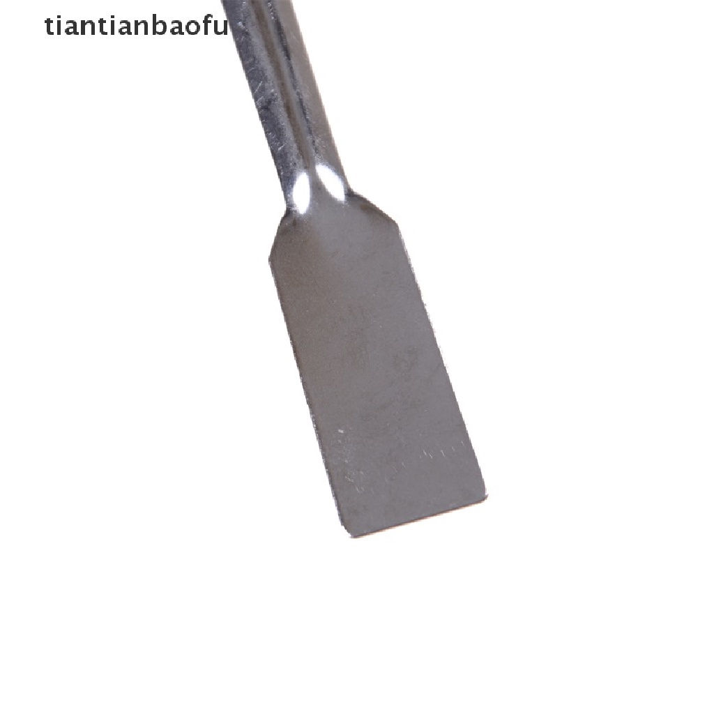 [tiantianbaofu] NEW Horn Spoon,Medicinal ladle with Spatula,Length 200mm Laboratory Supplies Hot Boutique