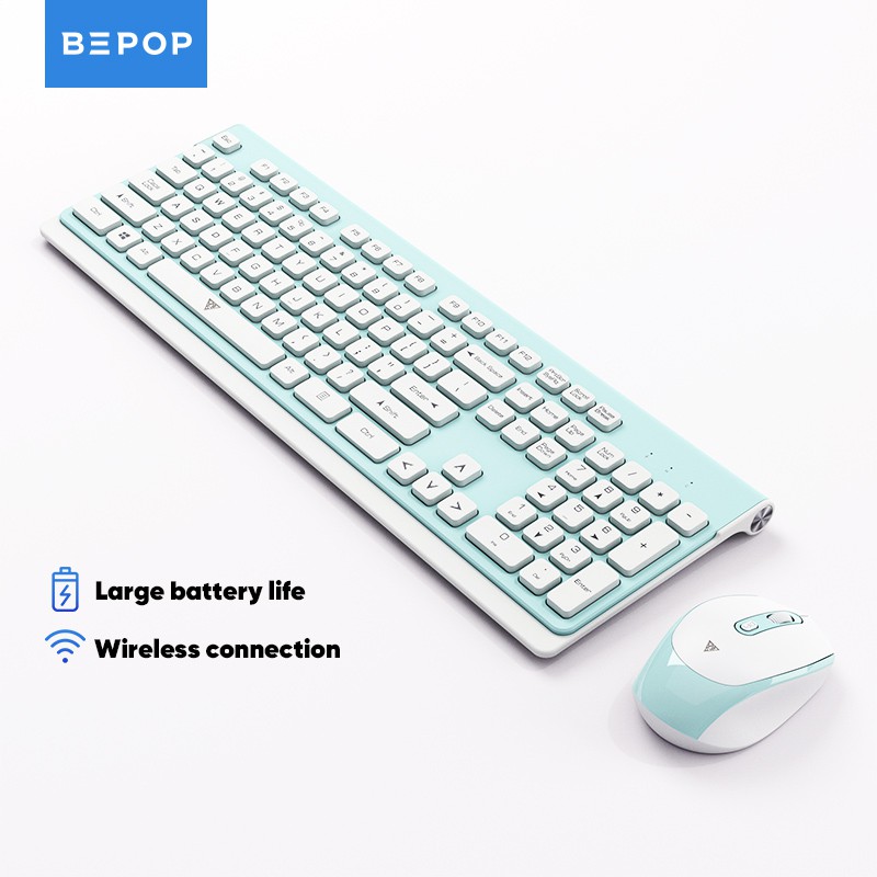 Bepop Wireless Keyboard Mouse Set 2.4G 1000DPI V3