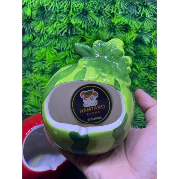 Rumah Hamster Keramik Model Buah Buahan Import