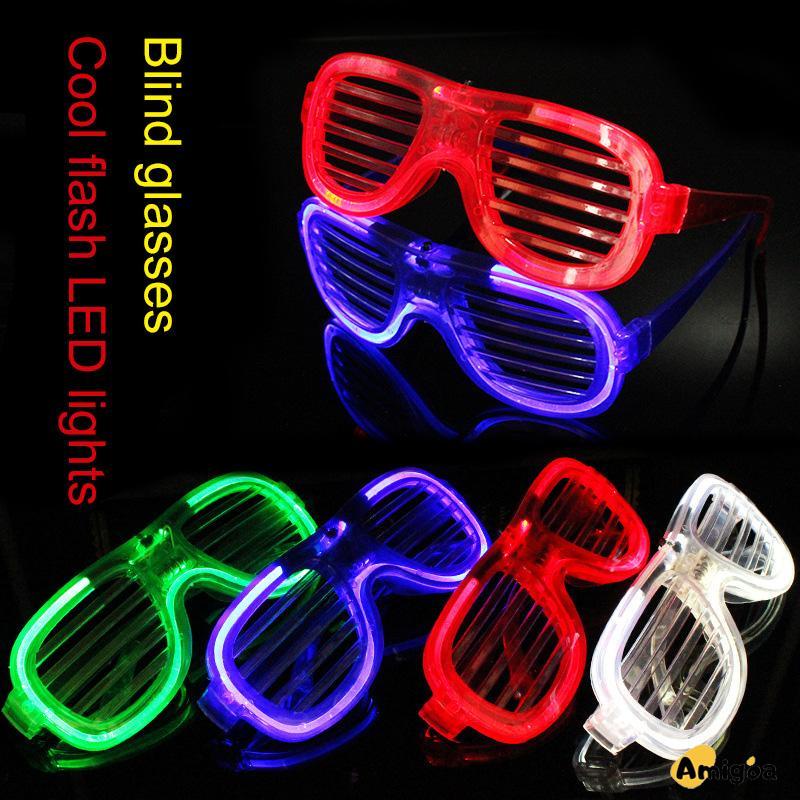 LED Kacamata Nyala Malam Colorful Eyeglass Aksesoris Fashion - AG2