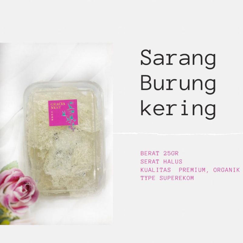 

SARANG BURUNG WALET KERING PREMIUM ORGANIK SUPEREKOM