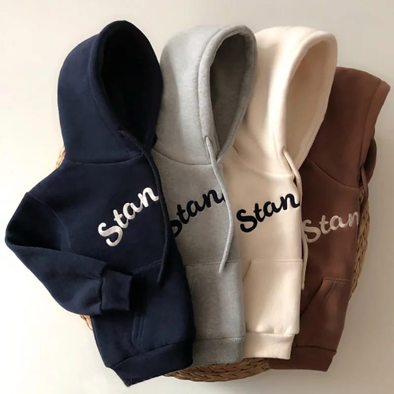 HOODIE ANAK STANDARD BORDIR UNISEX TEBAL TERBARU,