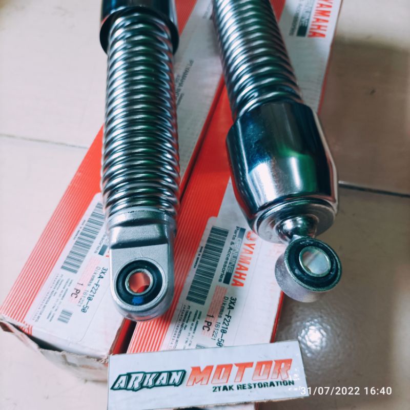 SHOCK SHOK SHOCKBREAKER BELAKANG 3XA CHROME FIZR F1ZR FIZ R ORIGINAL