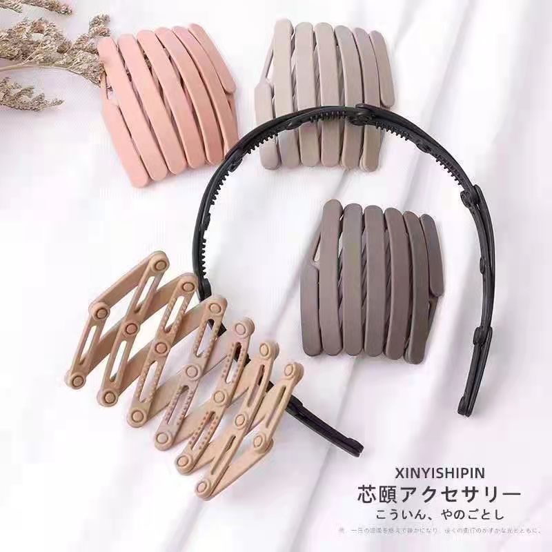 cod★ready★ Bando Lipat Doff untuk Pria Wanita Gaya Korea Magic Golded Hairband / Bando Lipat globallagilaku