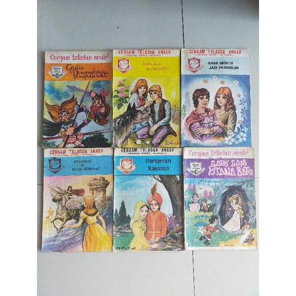 Buku Lawas : CERGAM TELADAN ANAK ANAK - 6 Buku