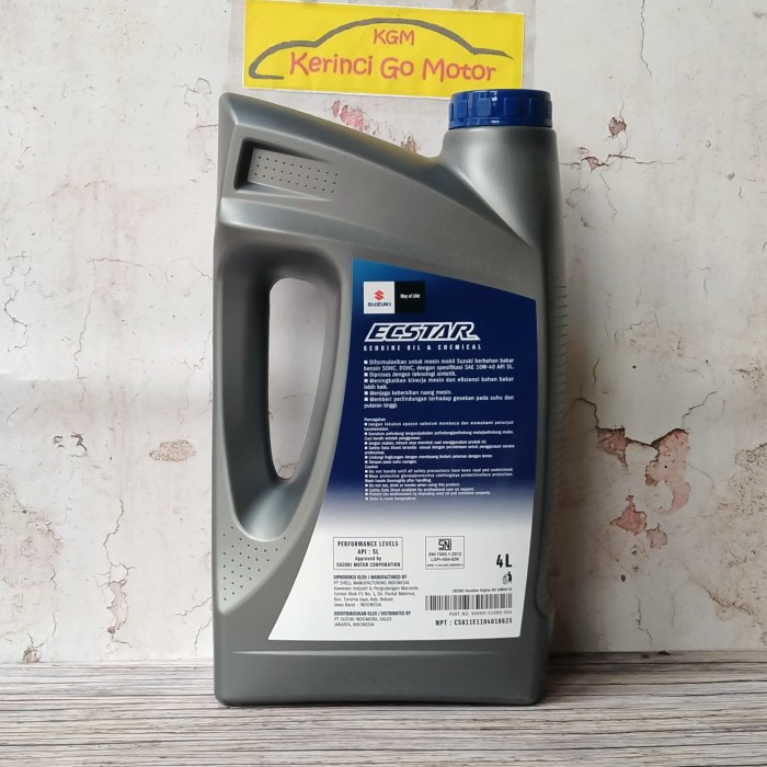 OLI SGO ECO 10W-40 SL 4L GALON - SGO OLI ECO 10W-40 4L - OLI SUZUKI