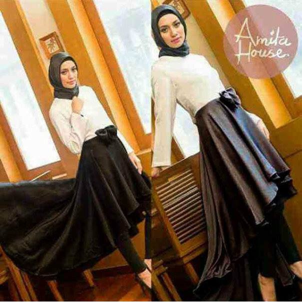 HIJAB AMITA SET 4 IN 1 BAHAN SPANDEK FIT TO L