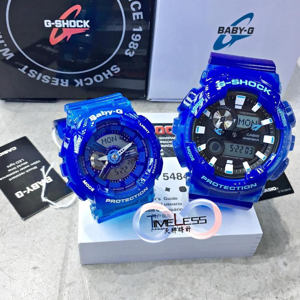 Jam Tangan Casio G Shock Baby G Original Couple Pria Wanita GAX 100MSA 2A BA 110JM 2A Harga Sepasa